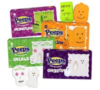 Lot de 4, 12 pièces au total : monstre, citrouille, crânes en sucre et guimauves fantômes, Halloween 2023