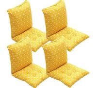 Lot de 4/2/1 Coussins de Chaise à Dossier Bas, Coussin de Chaise Confortable Jardin Coussin de Siège pour Salle À Manger de Bureau Coussin Exterieur Interieur Jardin(Style22,40x40cm(2PC))