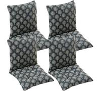 Lot de 4/2/1 Coussins de Chaise à Dossier Bas, Coussin de Chaise Confortable Jardin Coussin de Siège pour Salle À Manger de Bureau Coussin Exterieur Interieur Jardin(Style19,40x40cm(2PC))