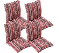 Lot de 4/2/1 Coussins de Chaise à Dossier Bas, Coussin de Chaise Confortable Jardin Coussin de Siège pour Salle À Manger de Bureau Coussin Exterieur Interieur Jardin(Style7,40x40cm(2PC))