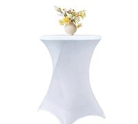 Lot de 4/2/6/1 Housse Mange Debout, Nappe Mange Debout, Ø 60-80 Cm Housse pour Table Haute, Nappe Cocktail Ronde Extensible en Spandex pour Banquet De Cocktail De Mariage,80x110cm (Color : 8#, Size