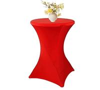 Lot de 4/2/6/1 Housse Mange Debout, Nappe Mange Debout, Ø 60-80 Cm Housse pour Table Haute, Nappe Cocktail Ronde Extensible en Spandex pour Banquet De Cocktail De Mariage,80x110cm (Color : 1#, Size