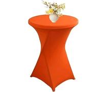 Lot de 4/2/6/1 Housse Mange Debout, Nappe Mange Debout, Ø 60-80 Cm Housse pour Table Haute, Nappe Cocktail Ronde Extensible en Spandex pour Banquet De Cocktail De Mariage,80x110cm (Color : 2#, Size