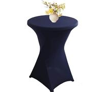Lot de 4/2/6/1 Housse Mange Debout, Nappe Mange Debout, Ø 60-80 Cm Housse pour Table Haute, Nappe Cocktail Ronde Extensible en Spandex pour Banquet De Cocktail De Mariage,80x110cm (Color : 11#, Size
