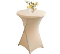 Lot de 4/2/6/1 Housse Mange Debout, Nappe Mange Debout, Ø 60-80 Cm Housse pour Table Haute, Nappe Cocktail Ronde Extensible en Spandex pour Banquet De Cocktail De Mariage,80x110cm (Color : 5#, Size