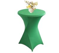 Lot de 4/2/6/1 Housse Mange Debout, Nappe Mange Debout, Ø 60-80 Cm Housse pour Table Haute, Nappe Cocktail Ronde Extensible en Spandex pour Banquet De Cocktail De Mariage,80x110cm (Color : 17#, Size