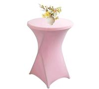 Lot de 4/2/6/1 Housse Mange Debout, Nappe Mange Debout, Ø 60-80 Cm Housse pour Table Haute, Nappe Cocktail Ronde Extensible en Spandex pour Banquet De Cocktail De Mariage,80x110cm (Color : 19#, Size