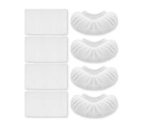 Lot de 4+4 chiffons de rechange en microfibre universels pour steameo
