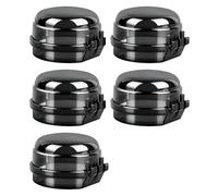 Lot de 4/5/6/10 housses de bouton de cuisinière à gaz, matériau PC transparent résistant à la chaleur, installation à clipser, sans outils, résistant à la poussière, à l'huile, facile à nettoyer, pour