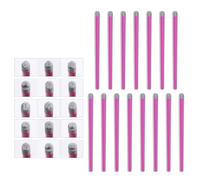 Lot de 4/6/10/15 tampons à ongles en forme de fleur pour ongles - Kit de stylos artistiques pour filles et femmes