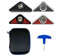 Lot de 4/6/8/10 poids de golf compatibles avec Srixon Diamana ZX5/ZX7 MK II Z785 Driver Club (noir, 14 g + 16 g + 18 g + 20 g)