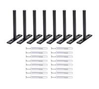 Lot de 4/6/8 supports d'étagère de table pliables invisibles pour projets d'amélioration de la maison