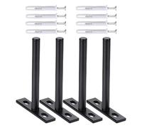 Lot de 4/6/8 supports d'étagère de table pliables invisibles pour projets d'amélioration de la maison