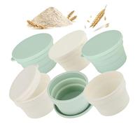 Lot de 4/6 boîtes à pâte à pizza innovantes en silicone, couvercle anti-adhésif, boîtes empilables et détachables