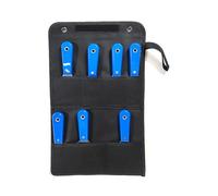 Lot de 4/7 grattoirs en acier inoxydable pour peinture et décoration murale