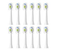 Lot de 4/8/12/16 têtes de brosse à dents de rechange, compatibles avec les têtes de brosse à dents électriques Philips 4100, 6500, 6100, 7500, 5300 et 1100.(12pcs White)