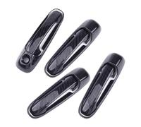 Lot de 4/8 housses de poignée de porte, remplacement pour Jeep, Grand Cherokee WJ 1999-2004 et plus de véhicules sans Smart KH PSG KH Texture fibre de carbone pour poignée de porte extérieure