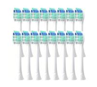 Lot de 4 à 16 têtes de brosse à dents de rechange, compatibles avec les brosses à dents électriques Philips 1100, 2100, 4100, 4300, 5100, 5300, 6100, 6500, etc.(16pcs)