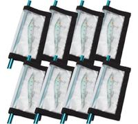 Lot de 4 à 8 couvertures de leurres de pêche, résistantes en PVC transparent pour canne à pêche en tissu, Lot de 8., Tous les jours