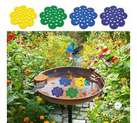 Lot de 4 abeilles flottantes, île d'abeilles flottantes, abreuvoir pour le jardin, abreuvoir d'insectes, île flottante pour abeilles, station d'alimentation pour abeilles, station d'eau pour les