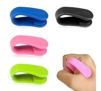 Lot de 4 accessoires portables pour attaques de panique, clip d'acupression, acupression, soulagement de la douleur, compétences pour les attaques de panique pour maux de tête, stress, anxiété