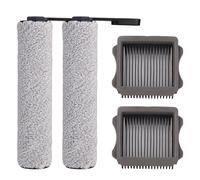 Lot de 4 accessoires pour Tineco Floor One S5 / S5 Pro / S5 Pro / S5 Pro 2 / S5 Extreme Brosse de rechange pour aspirateur sec et humide sans fil