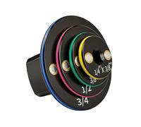 Lot de 4 adaptateurs à cliquet robustes en acier Cr-Mo à profil bas - Résistant aux chocs - Kit d'adaptateurs à cliquet pour amateurs de bricolage / technicien de réparation professionnel