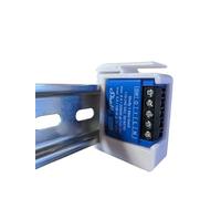 Lot de 4 adaptateurs compatibles avec Shelly 1 Mini Gen 3 / Shelly 1 Mini Gen 4 / Shelly EM Mini Gen4 / sur rail Hut/support de rail DIN (35 mm) (lot de 4)
