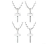 Lot de 4 adaptateurs de barrière pour sécurité des bébés et des animaux domestiques montés sur pression, design en Y compatible avec les surfaces en bois, métal, pierre, sécurisé