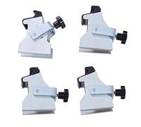 Lot de 4 adaptateurs de changeur de pneu, adaptateur de jante de roue de moto avec coussinet en plastique, fixation d'adaptateur de jante de roue de VTT, machine de changeur de pneu pour motos élect