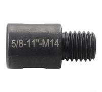 Lot de 4 adaptateurs de conversion de filetage M10 vers M14, construction en acier au carbone pour une meilleure intégrité avec la compatibilité avec meuleuse d'angle et foret (5/8-11-M14)