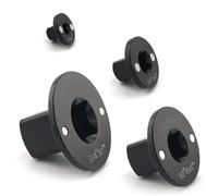 Lot de 4 adaptateurs de douille basse hauteur adaptés à divers outils construits en acier au carbone pour améliorer les adaptateurs de résistance aux chocs
