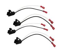Lot de 4 adaptateurs de faisceau de câblage de haut-parleur de porte compatibles avec Chevrolet GMC Silverado Sierra 1995-2009, Buick 1995-2006, Cadillac 1988-1999