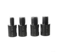 Lot de 4 adaptateurs de filetage M10 vers M14 pour meuleuse d'angle et perceuse, extension de tige forgée solide en acier au carbone 40CR, ensemble de fixation convertisseur d'outils électriques
