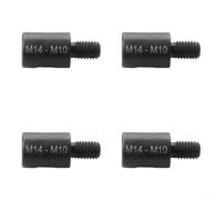 Lot de 4 adaptateurs de filetage M10 vers M14 pour tige de foret et meuleuse d'angle offrant une transmission de puissance fiable et un montage (M14-M10)