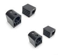 Lot de 4 adaptateurs de fixation pour siège de vélo couché avec bloc de frein excentrique et pince à friction pour une stabilité constante de la selle