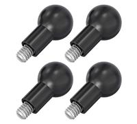 Lot de 4 adaptateurs de rotule de 17 mm, adaptateur de rotule de 17 mm, pièce, pour appareil photo, téléphone portable et tablette avec compatibilité standard de vis de 1/" Adaptateur de montage pour