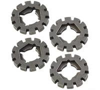 Lot de 4 adaptateurs de tige de lames de scie oscillante multi-outils compatibles avec divers outils pour le travail du bois et les projets de bricolage