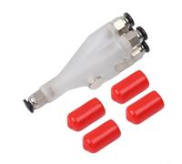 Lot de 4 adaptateurs de tube en PTFE pour imprimantes 3D, port d'extension de tuyau de filament compatible avec P1P P1S pour X1 X1C X1E A1 Mini, matériau ABS