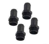 Lot de 4 adaptateurs de tuyau de piscine Hayward SPX1091Z2 pour connecter des tuyaux de pompe de piscine de 3,8 cm avec corps en ABS renforcé et joint minimisant les fuites