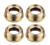 Lot de 4 adaptateurs en laiton pour lignes d'irrigation de jardin convertissant un diamètre de 4 points à 6 points avec construction durable pour la distribution d'eau en extérieur