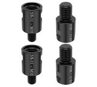 Lot de 4 adaptateurs pour meuleuse d'angle 1,6 cm - 11 femelle vers | Raccord pour meuleuse d'angle, polisseuse, foret, outil de connexion