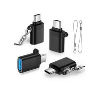 Lot de 4 adaptateurs USB C vers USB A pour Samsung Galaxy S25 S24 Ultra A17 A16, transfert de données haute vitesse, USB C mâle vers USB A femelle pour Galaxy Tab A9+/S10 Lite/A11+, Google Pixel