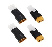Lot de 4 Adaptateurs XT60 vers RC M/F Compatible avec T-Amiya Grand Adaptateur LiPo Câblés RC Quadcopter
