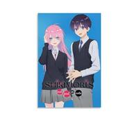 Lot de 4 affiches de manga Shikimori's Not Just A Cutie pour chambre à coucher - Impression sur toile - Sans cadre - Style 4 - 30 x 45 cm