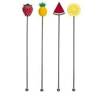 COOK CONCEPT - KV7425 - Cocktail Shaker en Acier Inoxydable - Set de 4-18.5 cm - Idéal pour Mélanger Bières et Jus - Compatible avec Verres Hauts - Couleur Argent - Taille Standard