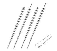 Lot de 4 aides à l'insertion du piercing, aide au changement de piercing, écarteurs en acier chirurgical 14 G, 16 G, 18 G, kit de pircings, à insérer sans filetage pour tragus, hélix, lèvre, nez