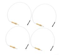 Lot de 4 aiguilles d'allumage pour table de cuisson à gaz avec câblage fixe pour remplacer l'allumeur de cuisinière à gaz intégré