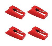 Lot de 4 Aiguilles de Tourne-Disque de Remplacement pour Crosley, Ion, Jensen, Bush et Teac - Stylus Précis pour une Expérience d'écoute Optimal