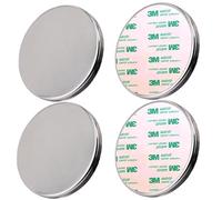 Lot de 4 aimants en néodyme N52 - Autocollant - D 30 x 3 mm - 8 kg - Épaisseur : 3 mm - Plat - 30 mm - Rond